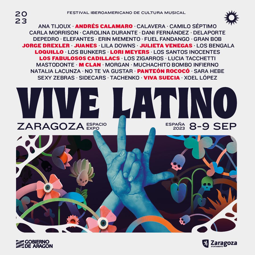 Cartel del festival Vive Latino del 2023