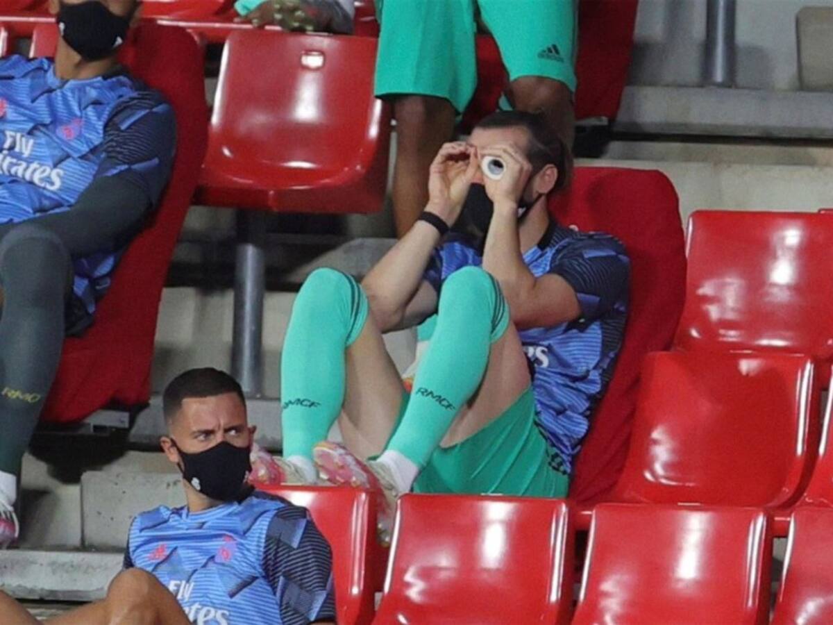 Bale ve al Madrid "con prismáticos" desde la grada