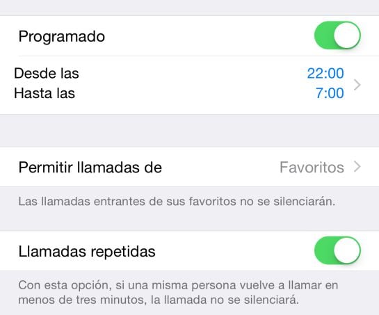 El modo ‘No molestar’ del iPhone es muy práctico y se puede programar por horas