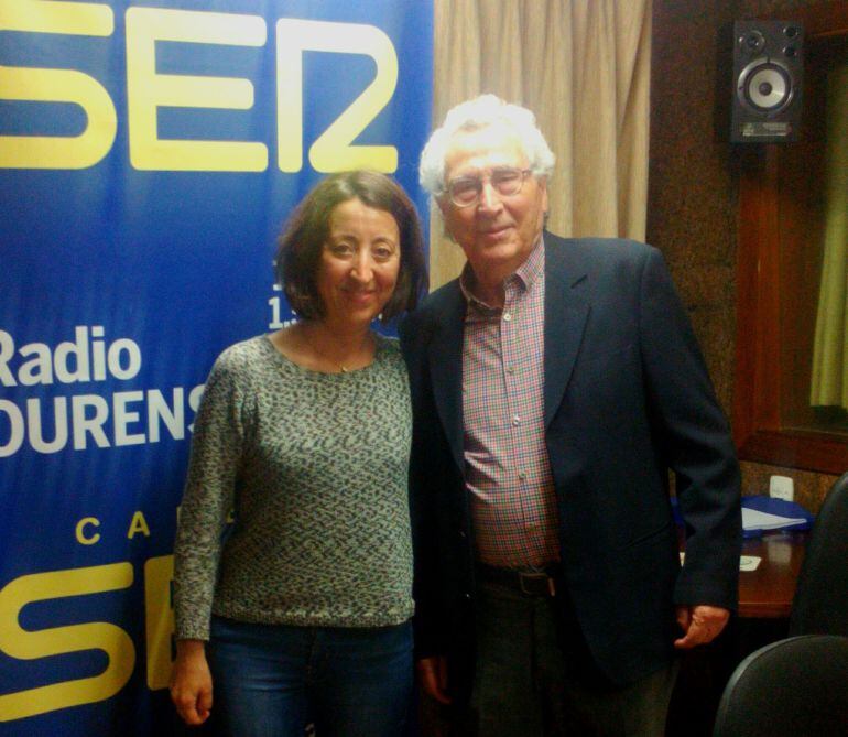 Mercedes Hernández, promotora, y Ramón Area, activo y participante, de Salubrizate