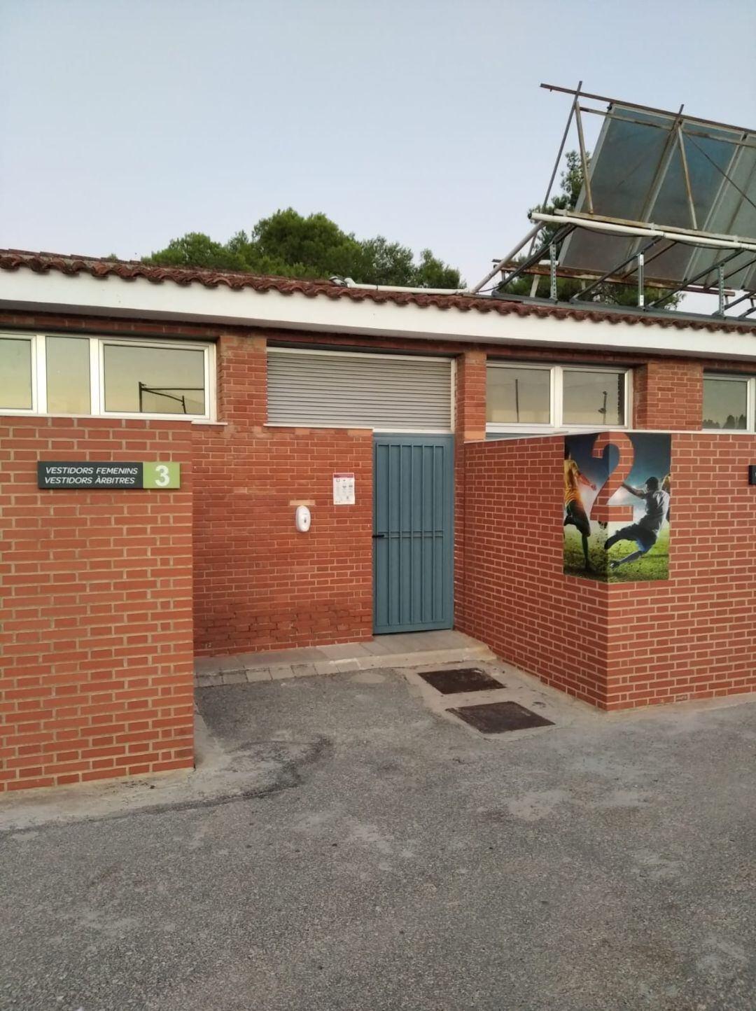 Dispensadores en las instalaciones deportivas