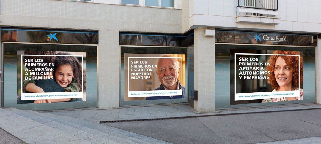 Campaña de CaixaBank tras su fusión con Bankia