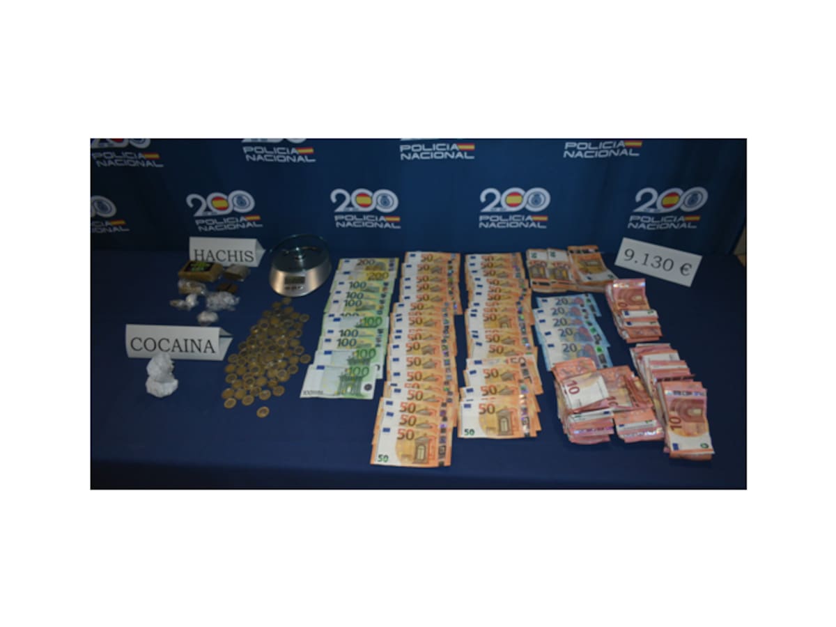 La Policía Nacional desmantela un punto de venta de droga en Palazuelos de Eresma