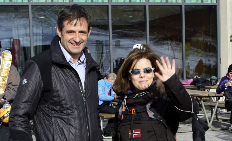 La vicepresidenta del Gobierno en la estación de esquí de Aramón Formigal-Panticosa