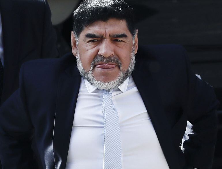 Diego Armando Maradona, en Madrid.