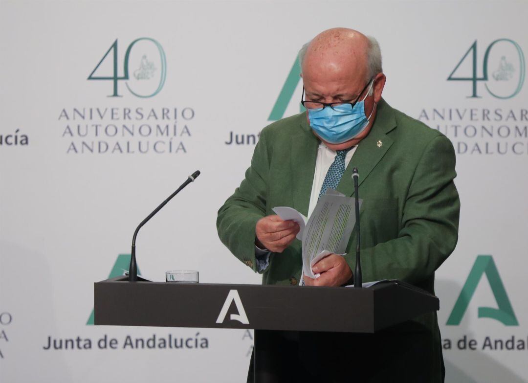 Imagen de Archivo del consejero andaluz de Salud, Jesús Aguirre