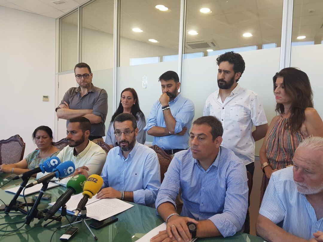 Juan Franco, esta mañana, durante la presentación del informe.