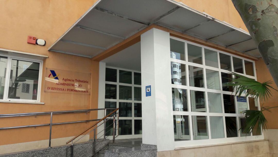 Sede la Agencia Tributaria en Ibiza.