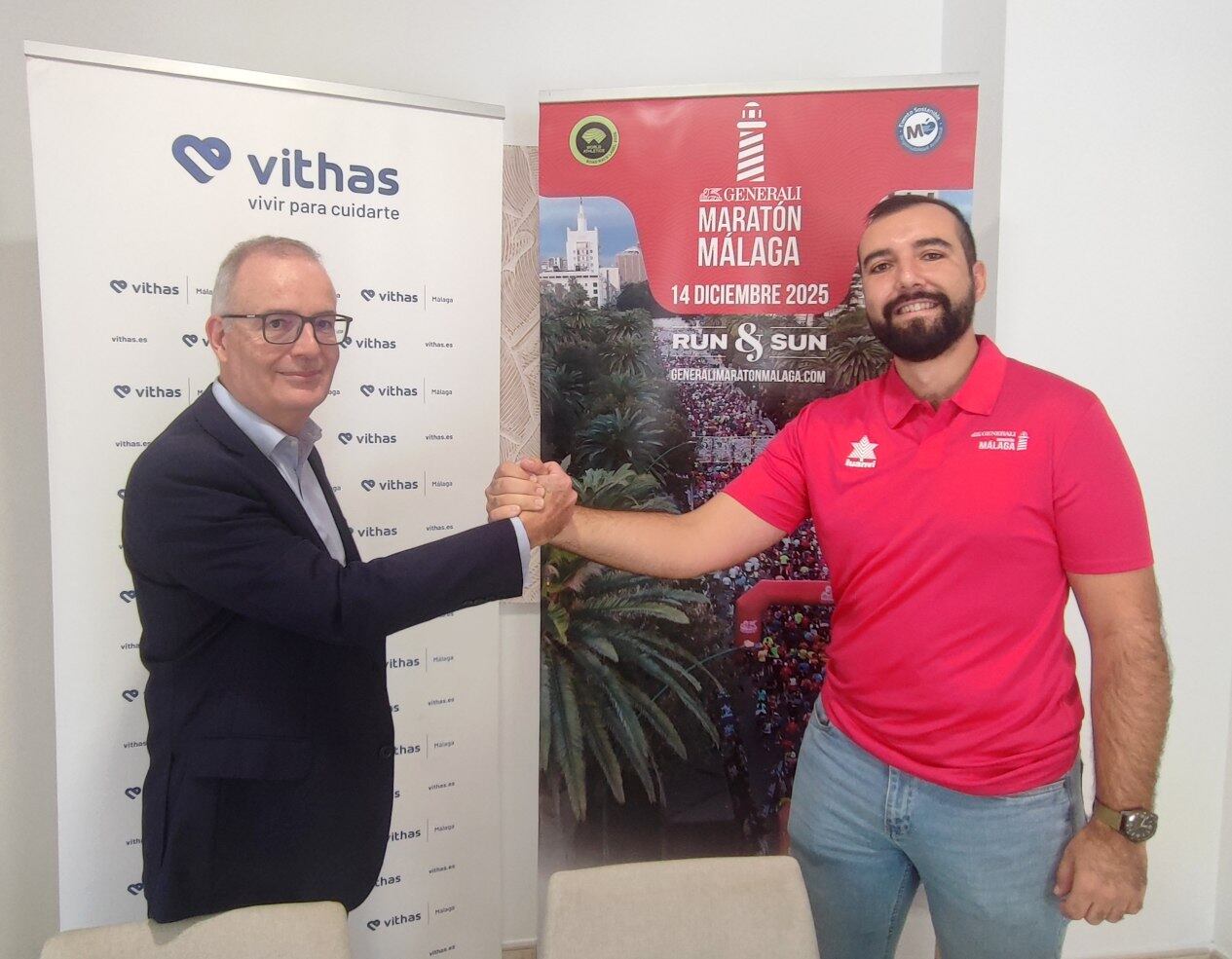 Firma acuerdo Vithas-Generali Maratón Málaga