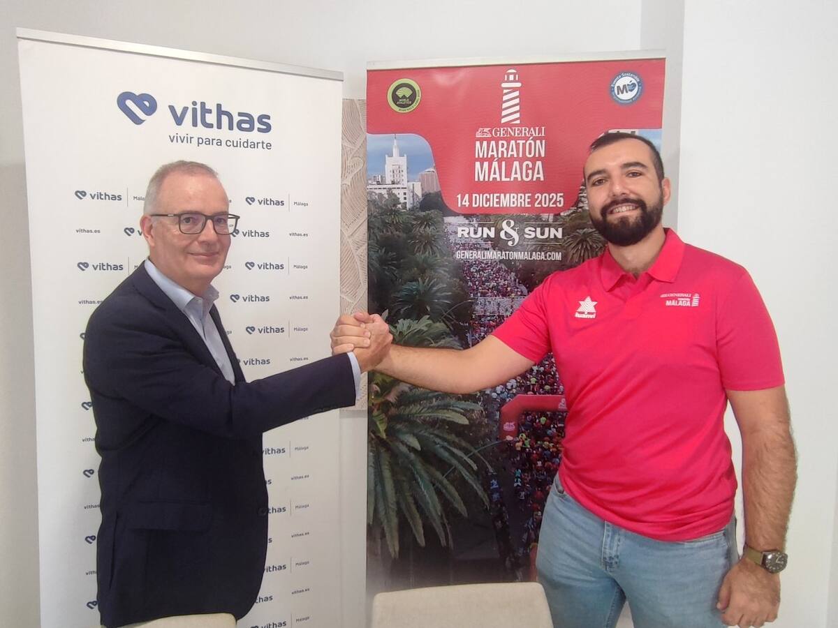 Vithas, nuevo Servicio Médico Oficial del GENERALI Maratón Málaga