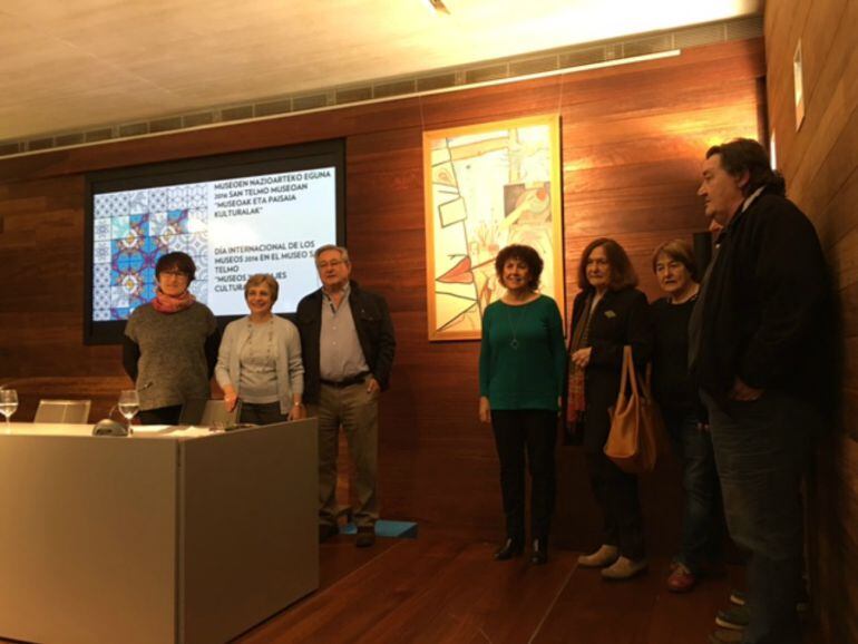 Rueda de prensa en el Museo San Telmo presentando el Día Internacional de los Museos