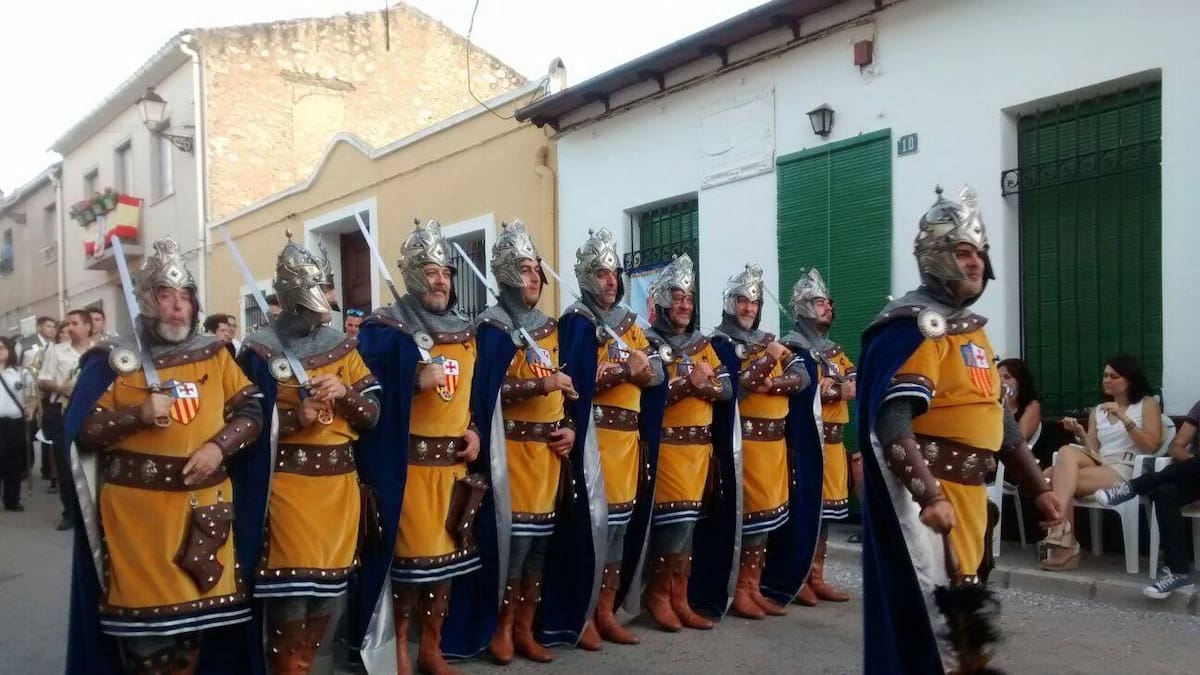 Manuel Micó y Juan Tortosa, de la Filá de Cristians