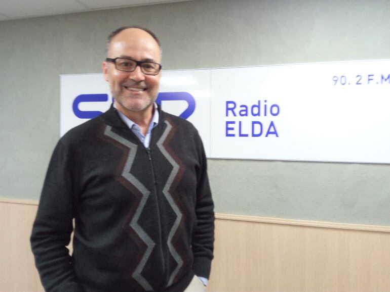 Gabriel Segura, Pregonero Semana Santa, en Radio Elda