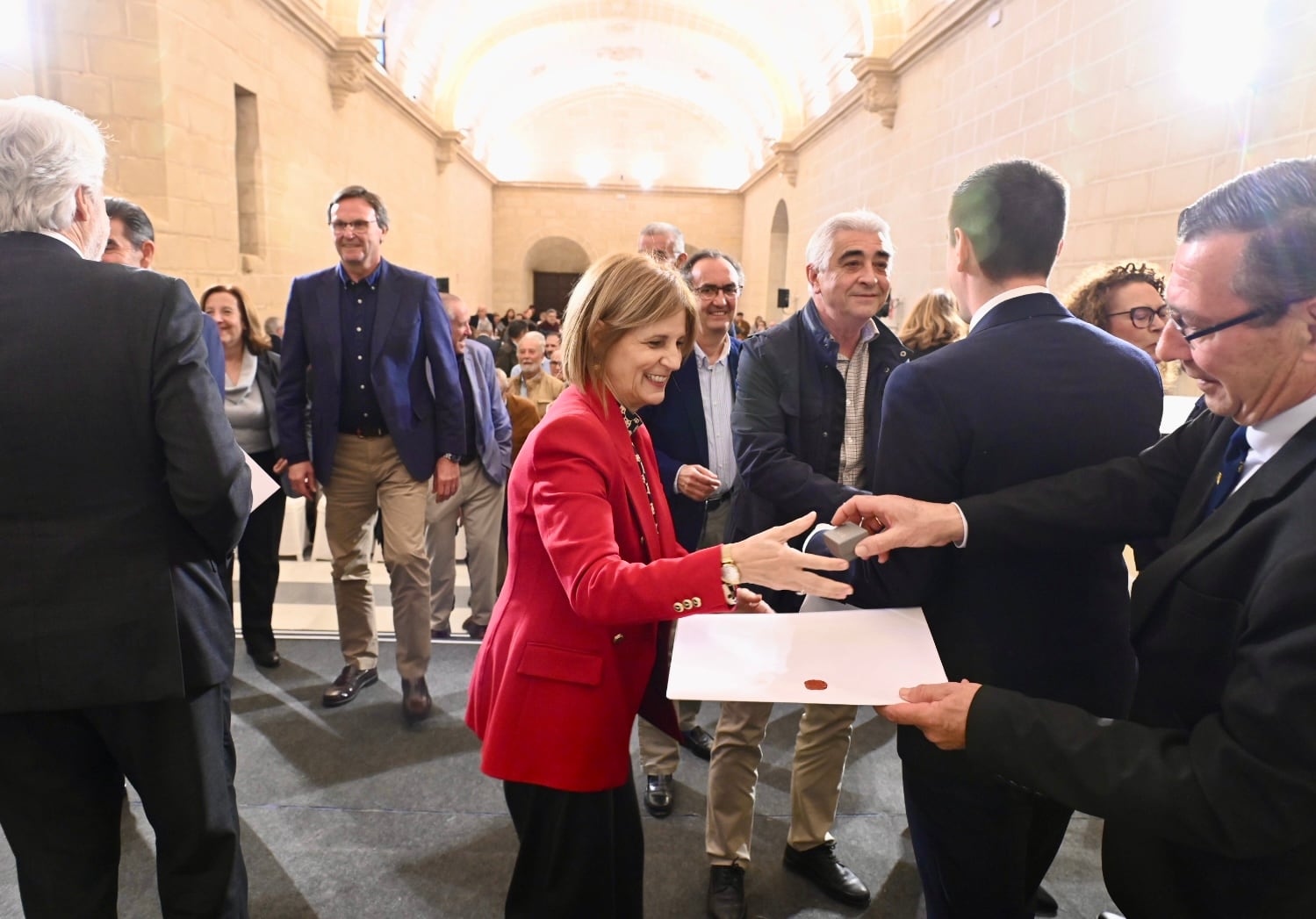 Acto de homenaje a los antiguos trabajadores del Ayuntamiento