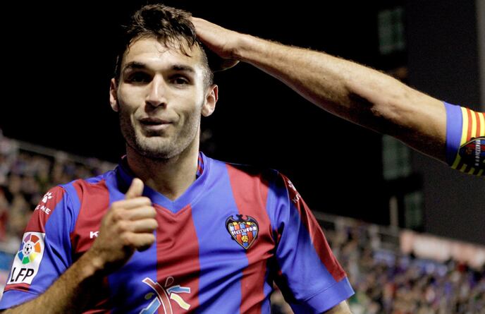 El gaditano celebra el gol