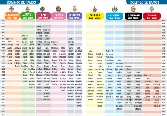 Parrilla del Domingo de Ramos