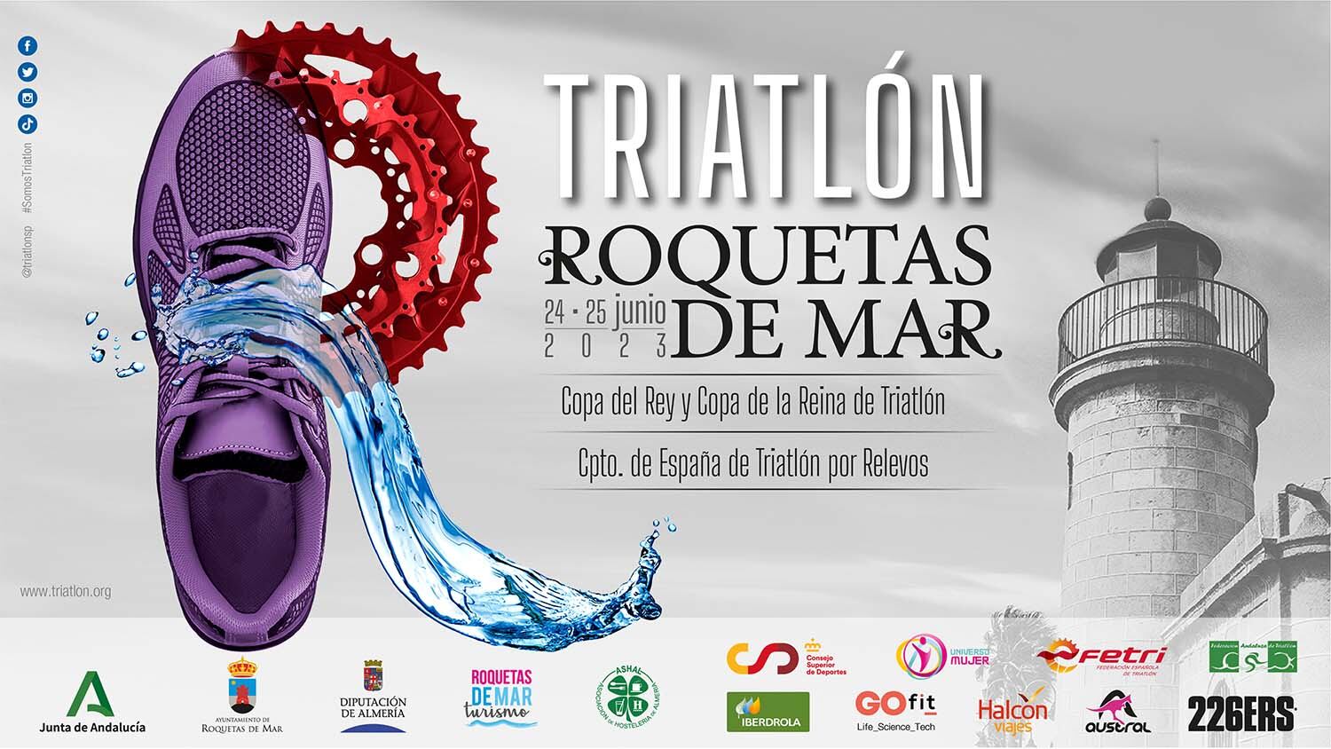 Roquetas de Mar apuesta por el triatlón.