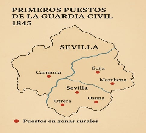 Primeros puestos Guardia civil