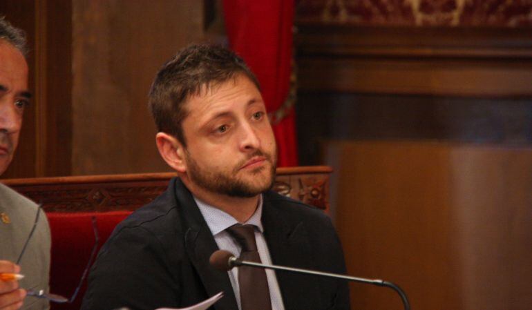 Rubén Viñuales, portaveu de Ciutadans a l&#039;ajuntament de Tarragona.