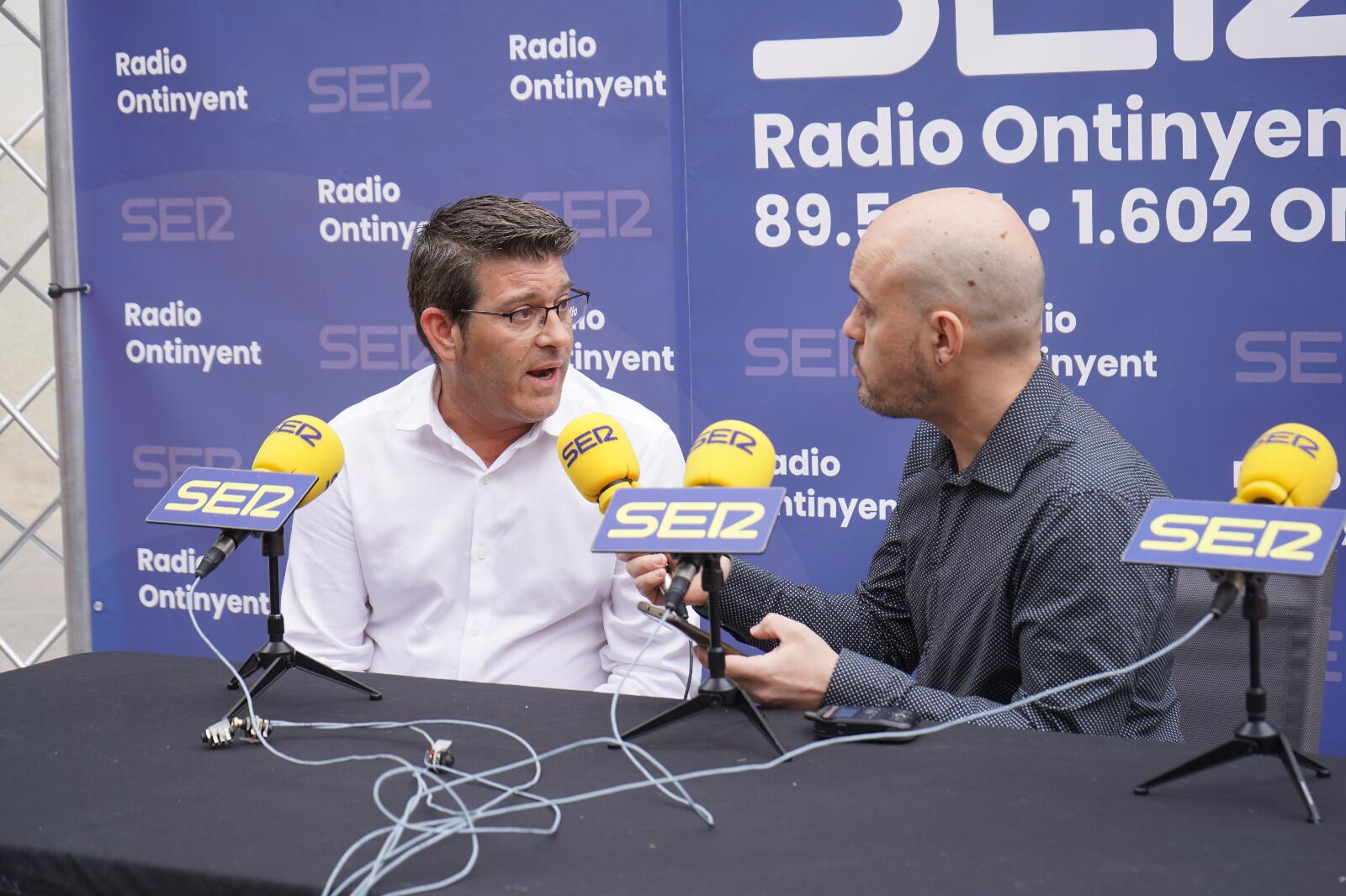 Jorge Rodríguez al set de Ràdio Ontinyent