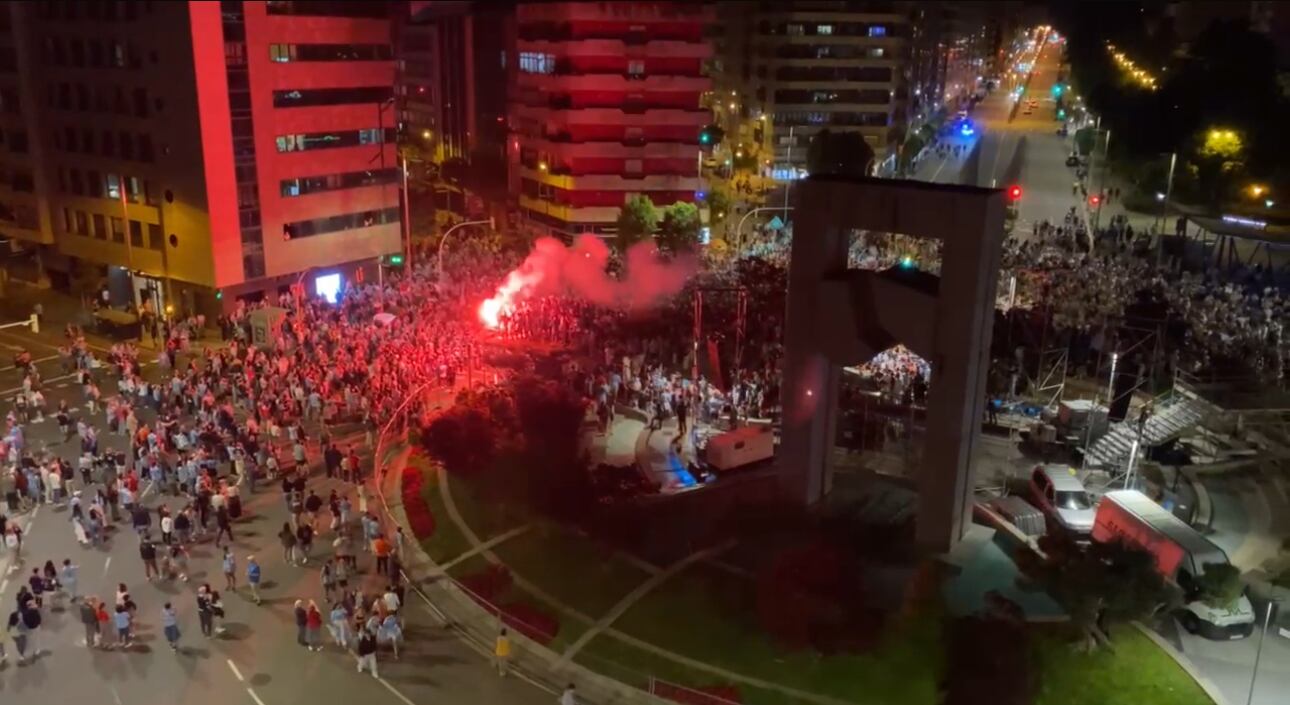 Celebración en Praza de América