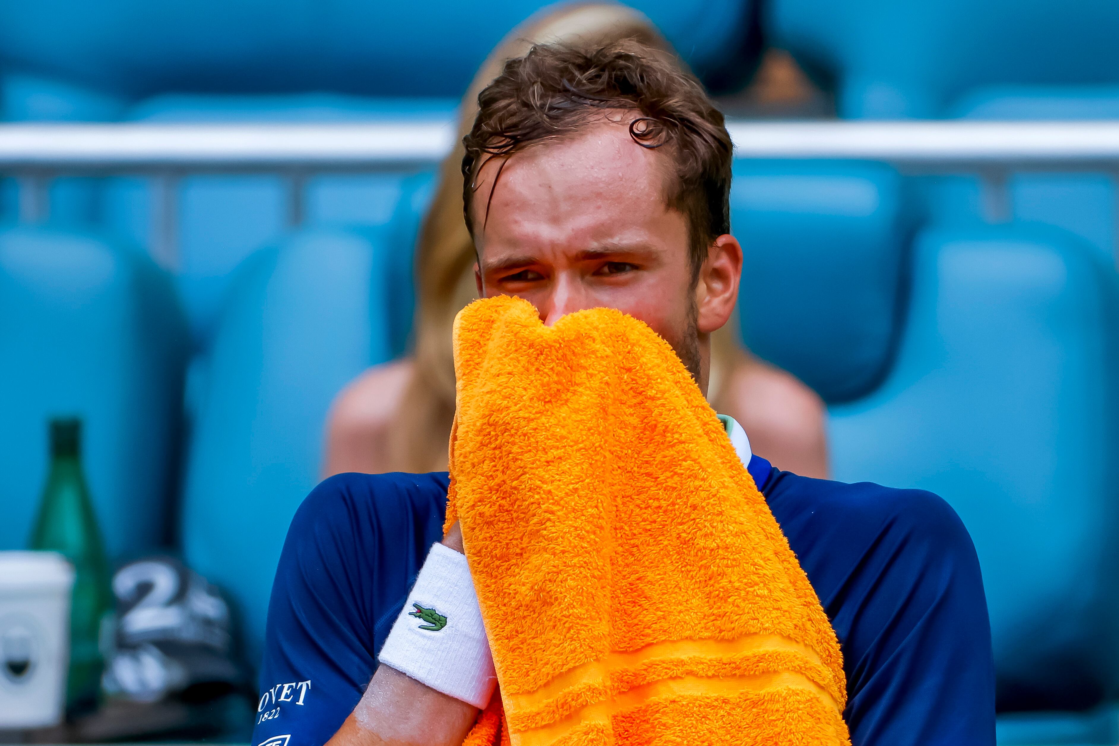 Daniil Medvedev, durante un partido.