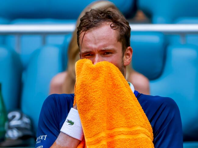 Daniil Medvedev, durante un partido.