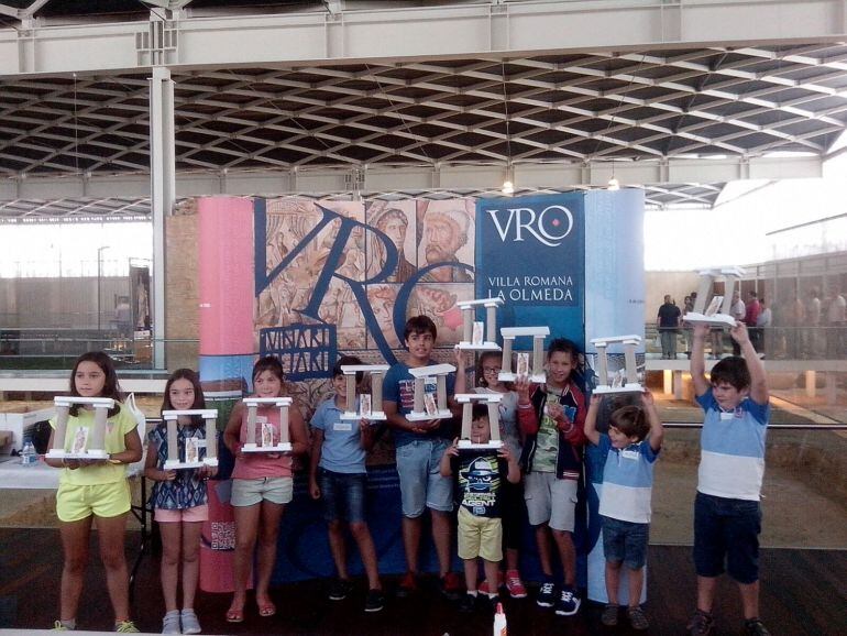 Niños participantes en el taller