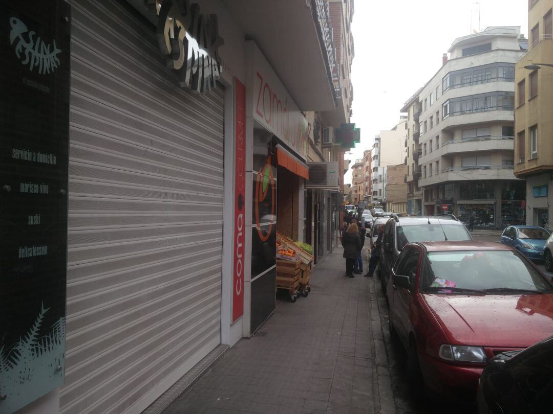 Establecimientos cerrados este sábado en la C. Pablo Morillo de Zamora