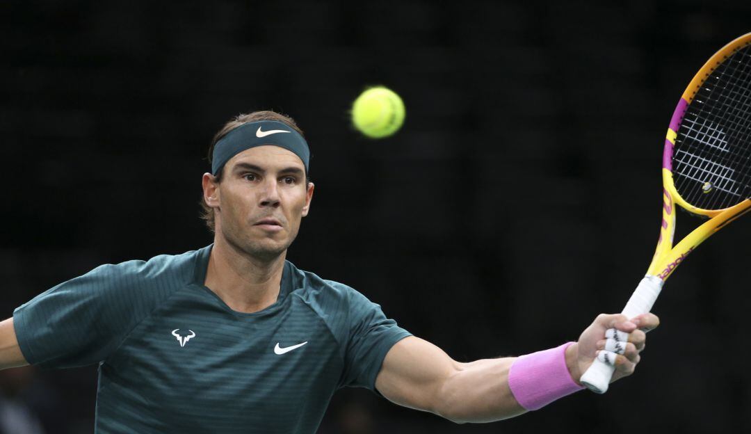 Nadal, durante el partido contra Feliciano López. 