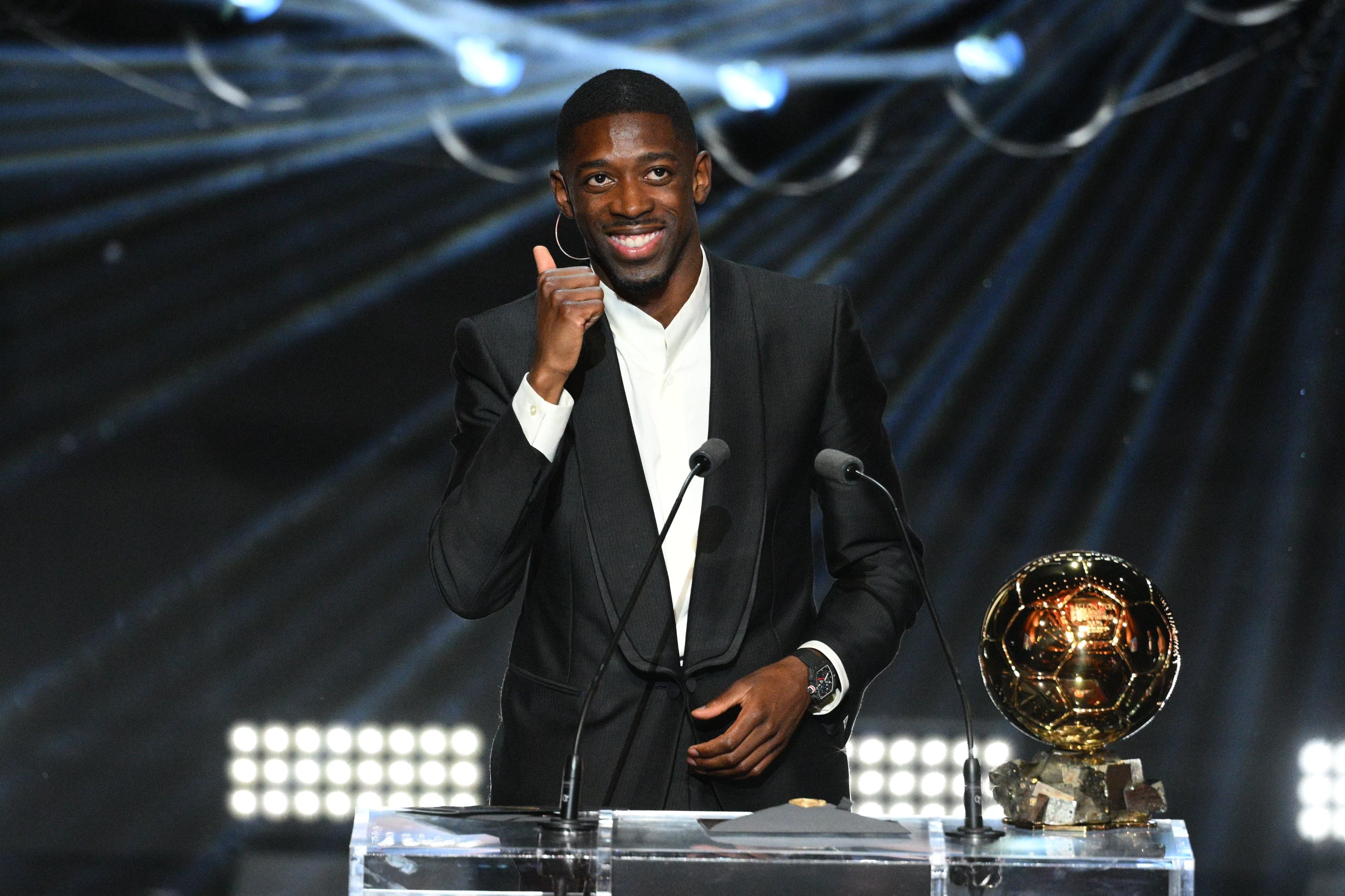 Ousmane Dembelé recoge su primer Balón de Oro en la gala 2025