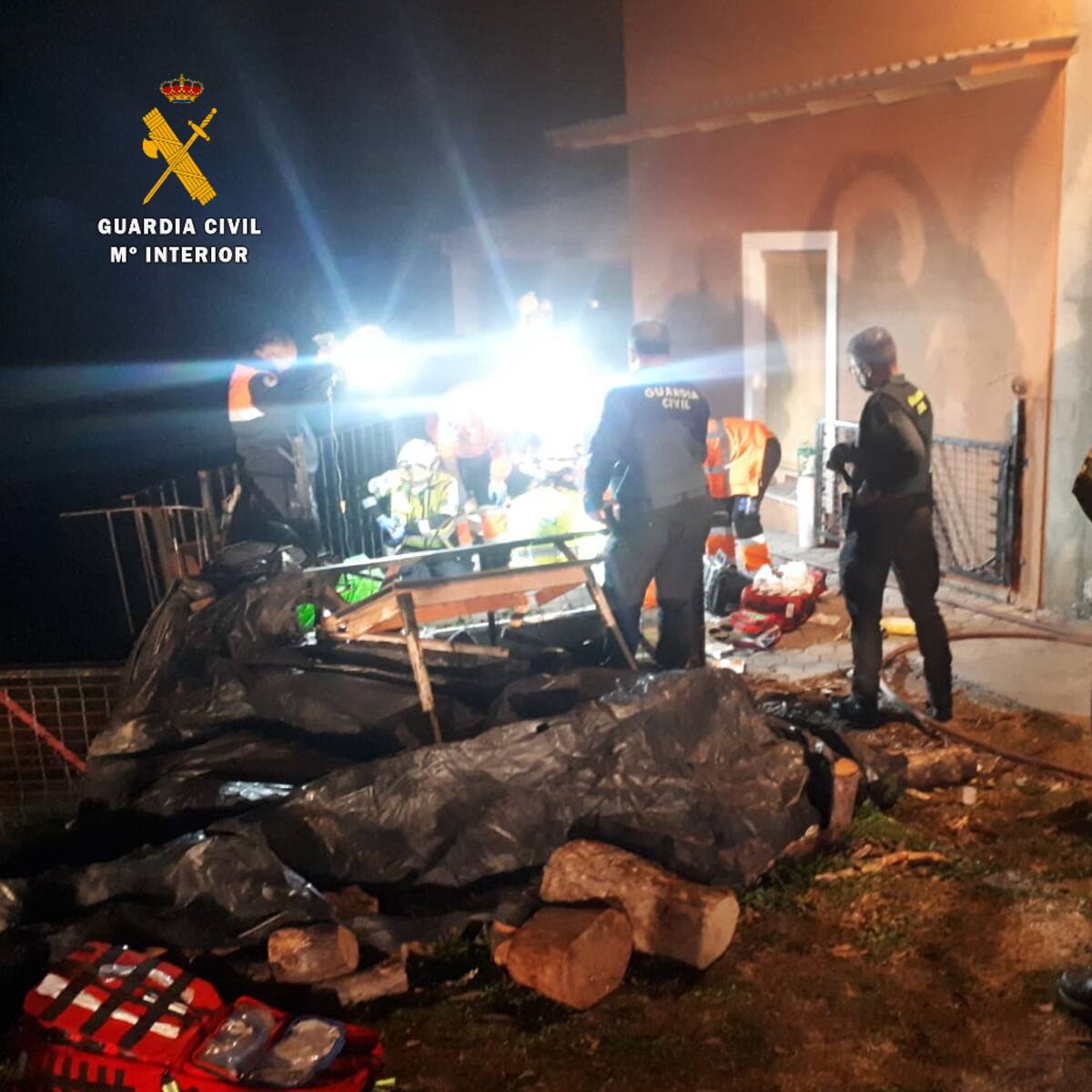 Fallece un anciano en el incendio de su vivienda en Lamata