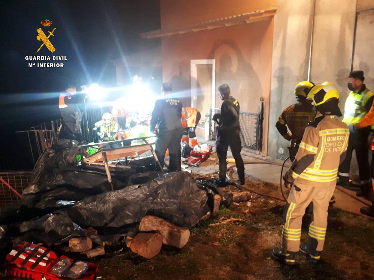 Fallece un anciano en el incendio de su vivienda en Lamata
