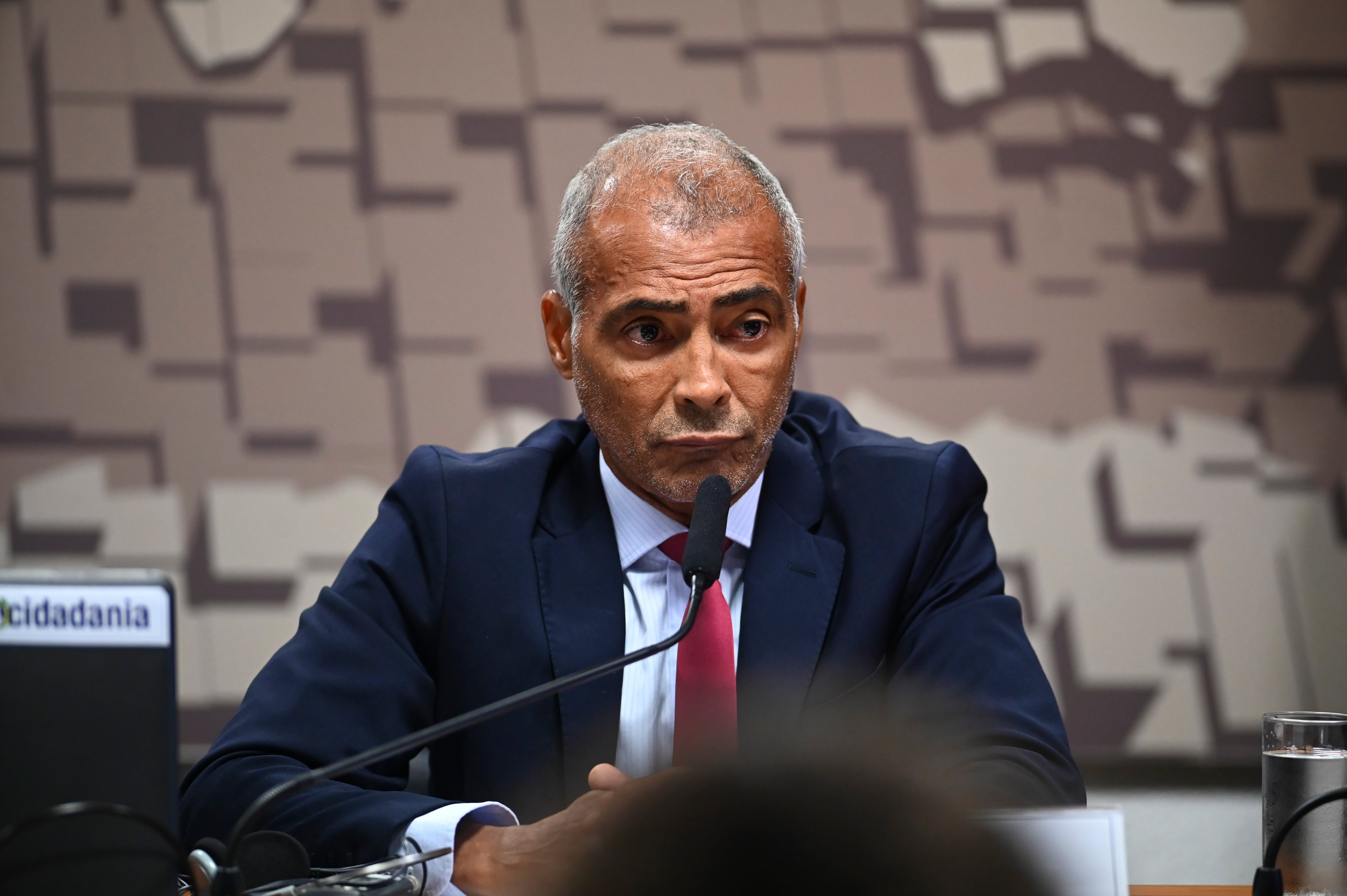 Romario en el Parlamento en Brasil