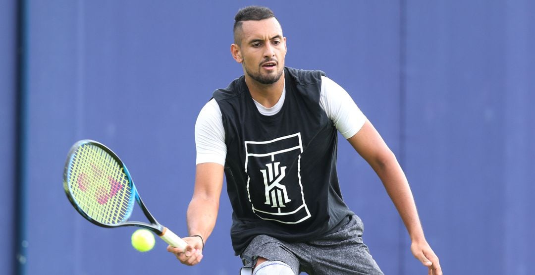 Nick Kyrgios, durante un entrenamiento