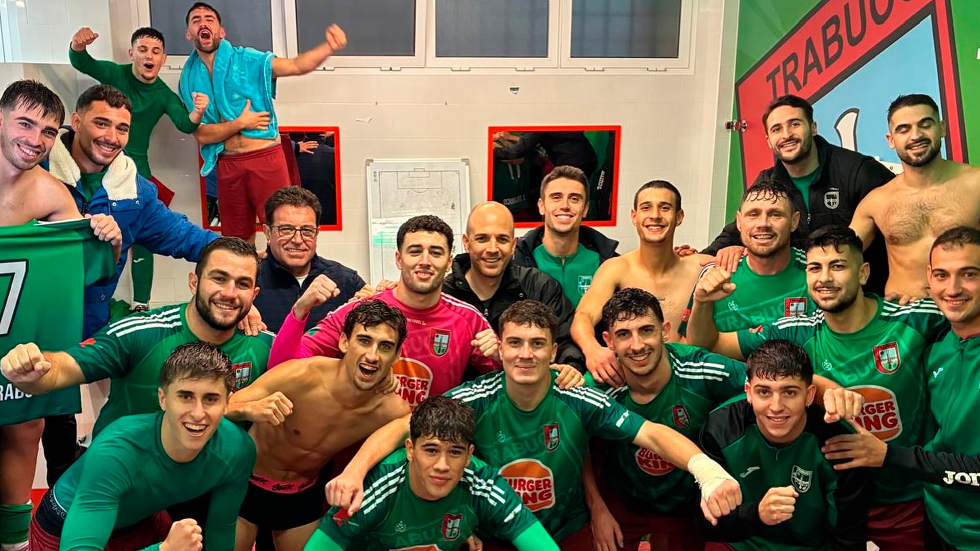 El CD Trabuco celebra la victoria frente a La Cala