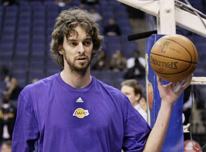 Pau Gasol, jugador de Los Ángeles Lakers