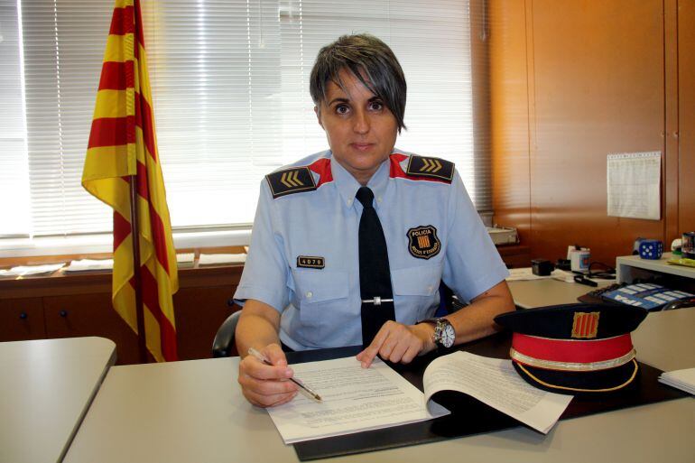 Rosa Negre, responsable d'atenció al ciutadà dels Mossos a Girona