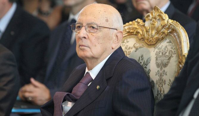 El ex presidente de la República, Giorgio Napolitano, en una imagen de archivo