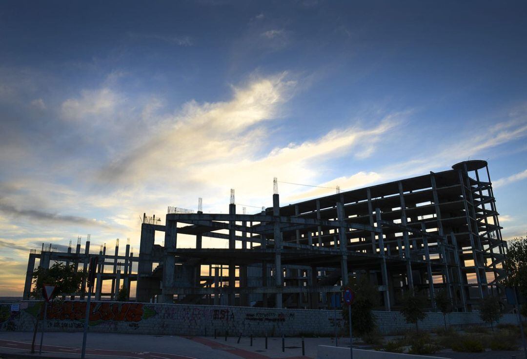 Estructura del fallido Palacio de Congresos que ahora será demolida