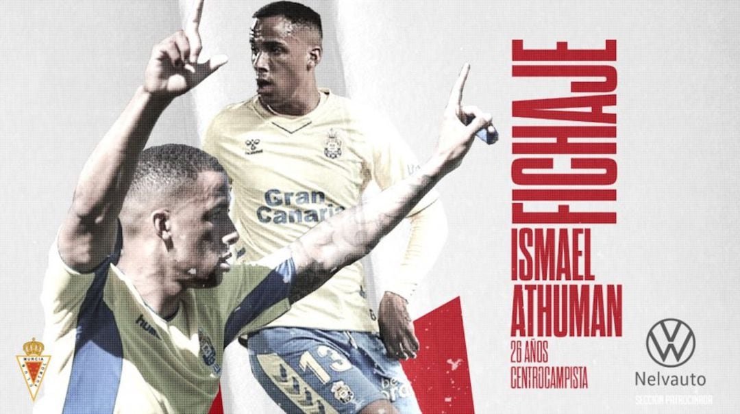 Ismael Athuman, nuevo jugador del Real Murcia