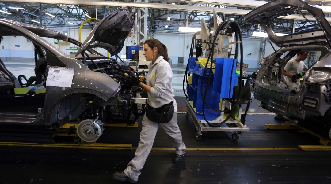 Cadena de montaje del Renault Captur en Valladolid