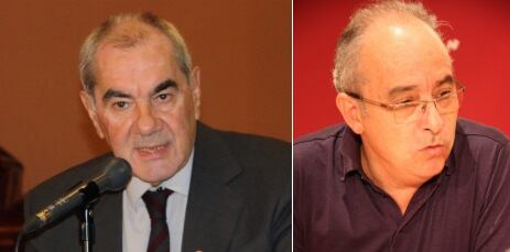 Els exconsellers d'ensenyament Ernest Maragall i Josep Bargalló