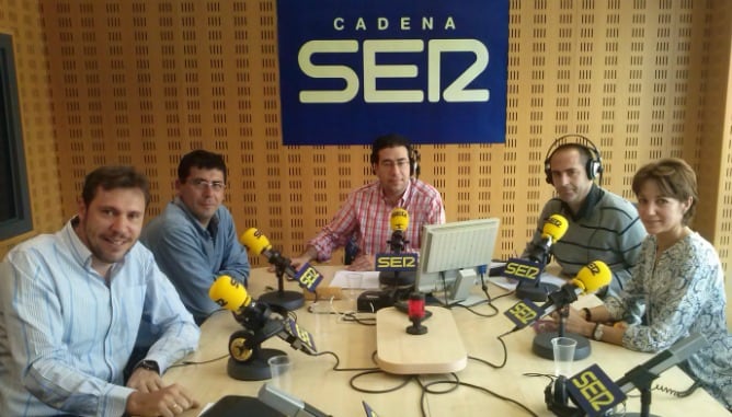 Los portavoces de PSOE, IU, y la concejal de Participación ciudadana participan en la Junta de Portavoces