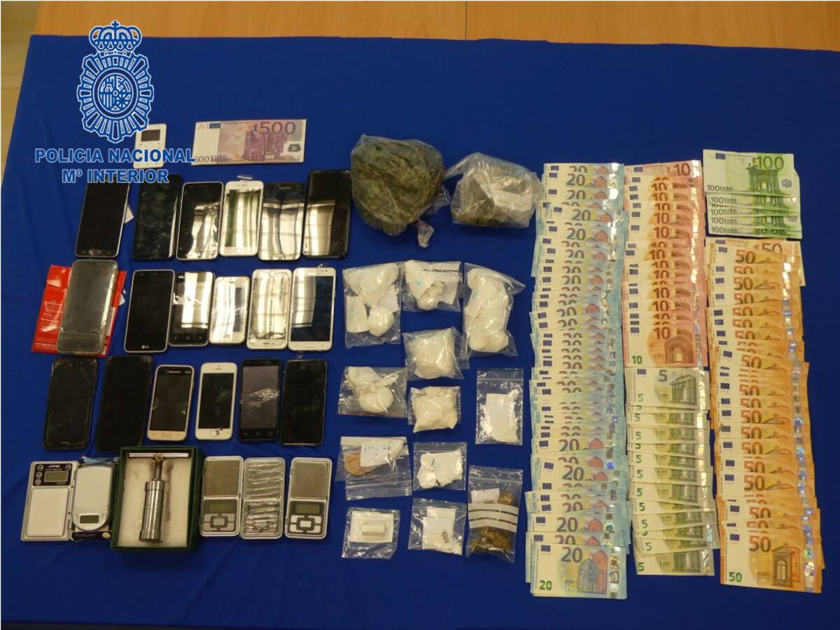 La 'Operación Saona' se salda con seis detenidos y diversas cantidades de droga incautada