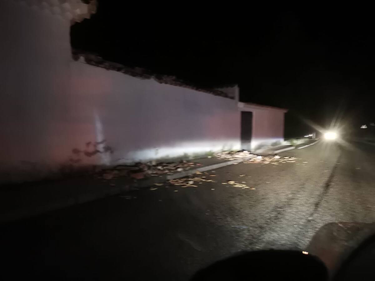 Un rayo ocasiona serios destrozos en la ermita de San Isidro de Arriba