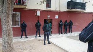Imagen del registro en uno de los portales de la calle Jorge Juan