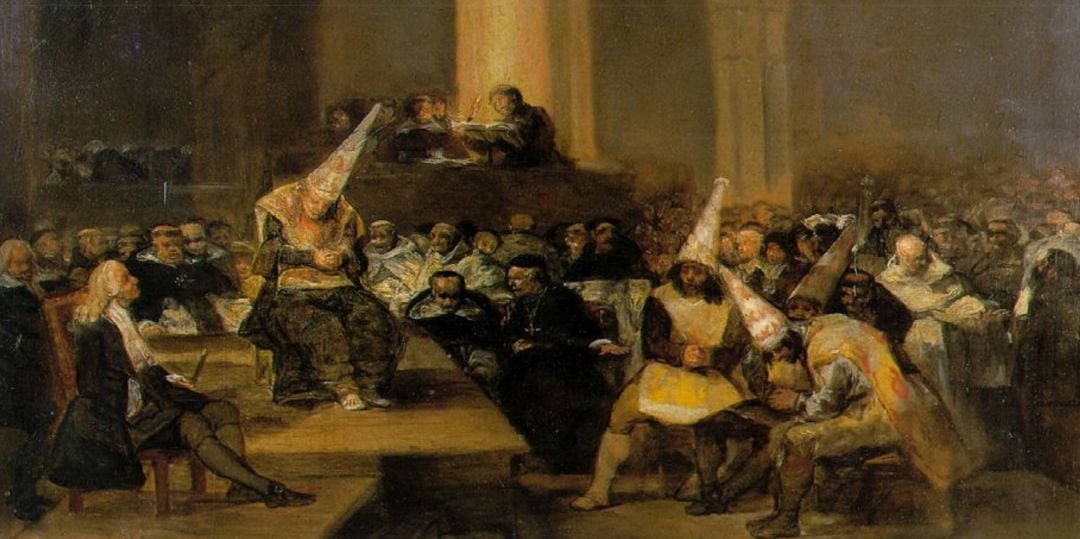 Cuadro de &#039;La Inquisición&#039; de Goya.