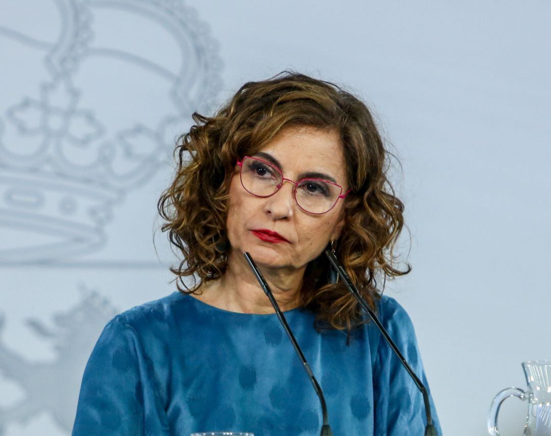 La portavoz del Gobierno y ministra de Hacienda, María Jesús Montero