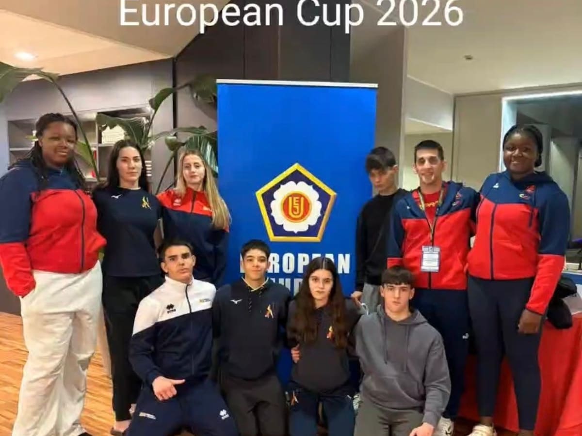 Los judocas de Binéfar, Barbastro y Sobrarbe destacan en Montijo y Roma